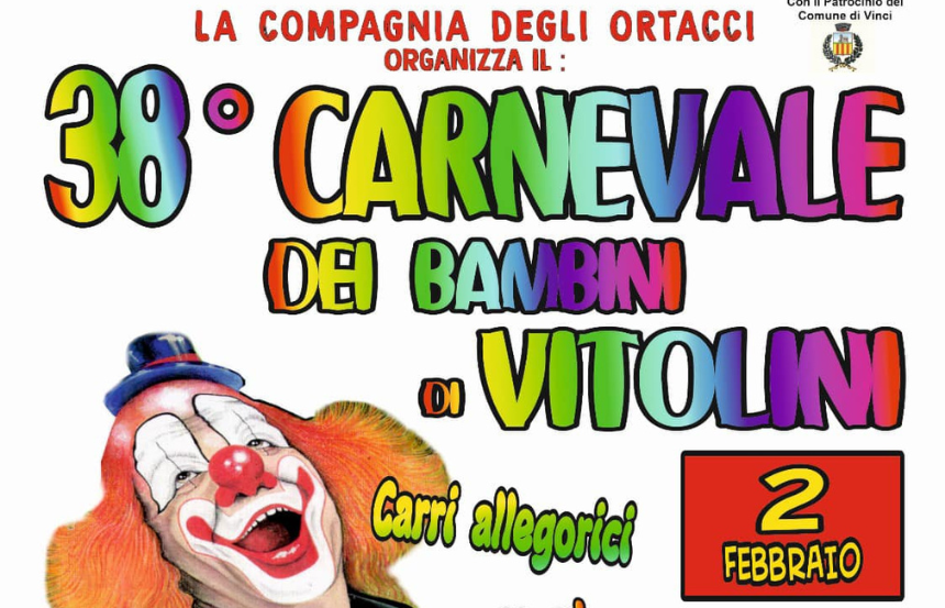 A Vinci si corre, a Vitolini comincia il Carnevale