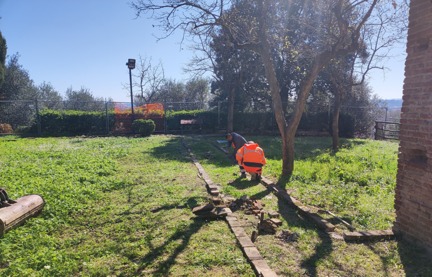 Fucecchio, il punto sullo stato di avanzamento dei lavori del parco Corsini