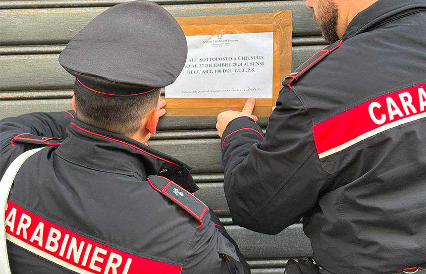 Montelupo Fiorentino, chiuso locale a Fibbiana dopo una rissa: attività sospesa per 7 giorni