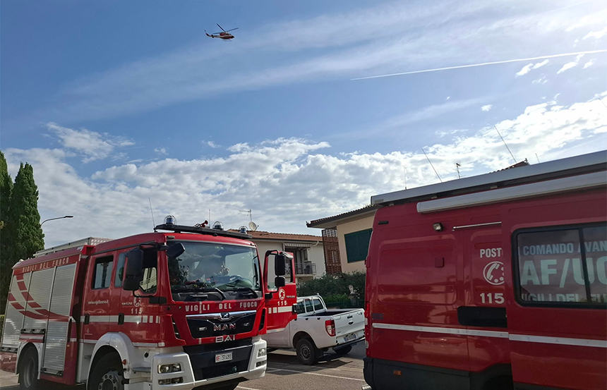 Vinci, ritrovato l'87enne scomparso in zona Sovigliana
