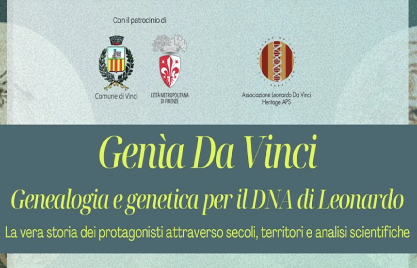 Leonardo Da Vinci: pubblicato il volume 'Genìa Da Vinci' e identificato il cromosoma Y condiviso da sei discendenti viventi