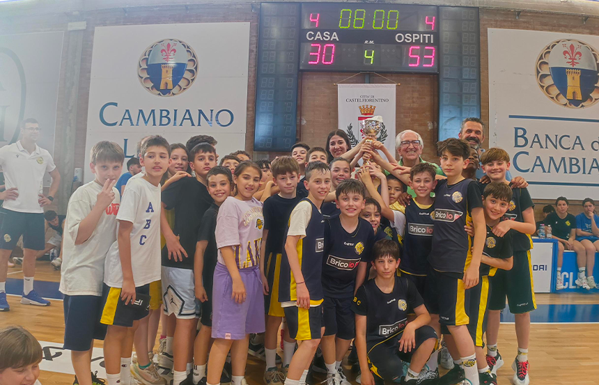 Il Basket Calcinaia vince il 27esimo Trofeo dell'Amicizia al termine della finalissima contro l'Abc Castelfiorentino Blu