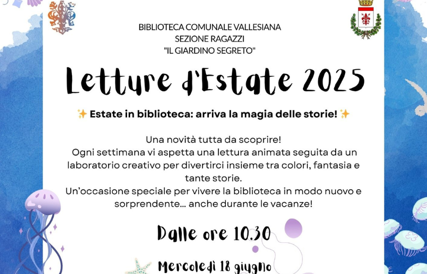 Biblioteca, letture animate e orario estivo