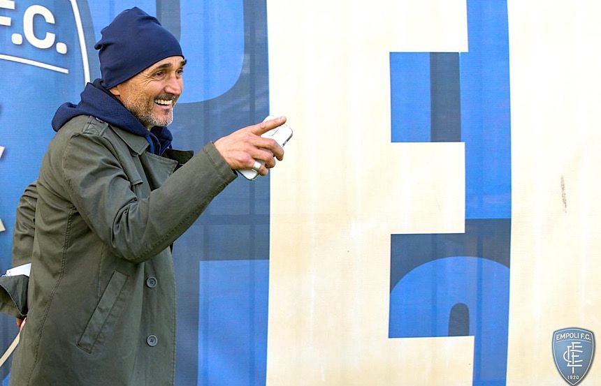 Carlo Castellani: visita di Luciano Spalletti agli azzurri