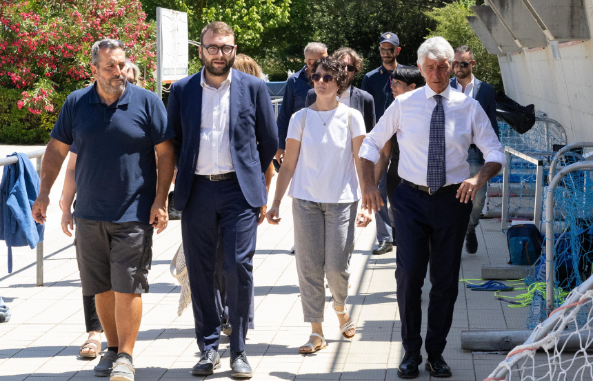 Il sindaco Mantellassi ha ricevuto in Comune il Ministro allo Sport e Giovani, Andrea Abodi